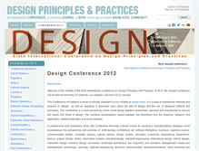 Tablet Screenshot of 2012.designprinciplesandpractices.com