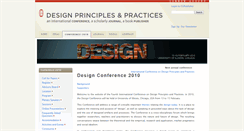 Desktop Screenshot of 2010.designprinciplesandpractices.com