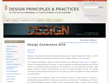 Tablet Screenshot of 2010.designprinciplesandpractices.com
